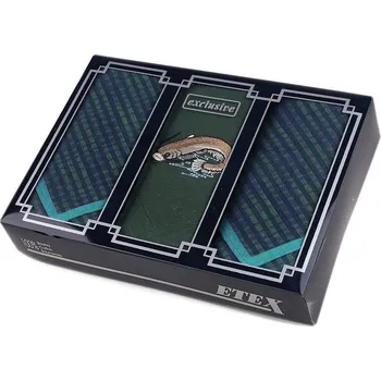 Látkový kapesník Pánský kapesník / dárková kazeta, velké, 41 viz foto sumec