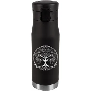 Termohrnek Termohrnek s Personalizací - Stříbrný Strom - Dárek k Narozeninám (003)