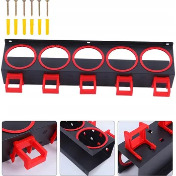 Dílenský regál Dílenský Závěsný Držák na Zeď pro Lahve Spreje Postřikovače