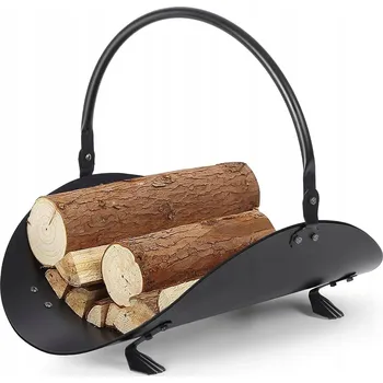 Stojan na dřevo Ecarla kovový