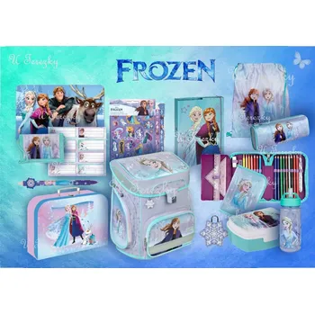 Školní sada Frozen set 14ks batoh, sáček, penál a doplňky FRVX8255/014