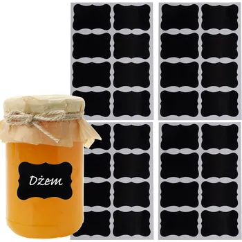 Elektrický lapač Samolepicí etikety 5 x 3,5 cm - černé - 24 ks