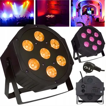Light4Me TRI PAR BASIC scénický reflektor LED 7x9W PAR RGB