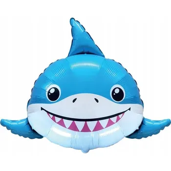 Balónek Fóliový balónek 24 FX - Usmívající se žralok (hlava), balený