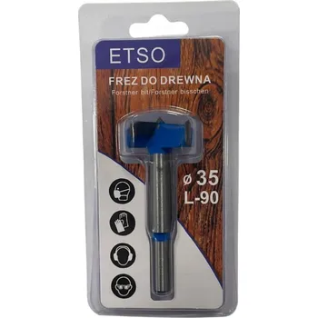 Vrták VRTÁK PLECHOVKOVÝ 35 MM KRUHOVÁ FRÉZA ETSO FRÉZA NA DŘEVO
