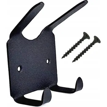 Věšák Nástěnný kovový věšák na oblečení SOLIDNÍ 4 háčky