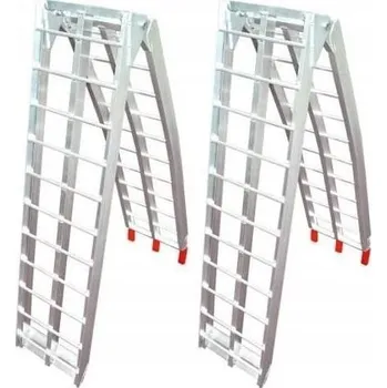 Nakládací rampa pro vozidlo ALUMINIOWA RAMPA NÁJEZDOVÁ SKLÁDACÍ ŽEBŘÍK 680KG PRO NAKLÁDÁNÍ ČTYŘKOLEK A VOZIDEL