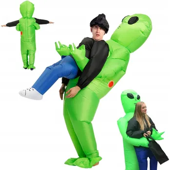 Karnevalový kostým NAFUKOVACÍ KOSTÝM MIMOZEMŠŤAN UFO MIMOZEMŠŤAN PŘEVLEK KOSTÝM HALLOWEEN JAKO DÁREK