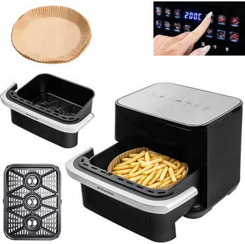fritéza Horkovzdušná fritéza 10L AIR FRYER BERGMANN 2000W 14 PROGRAMŮ