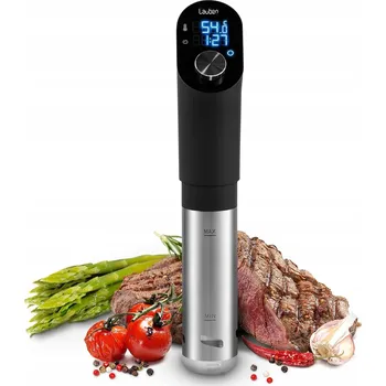 Vařič Ponorný cirkulátor Lauben 1200 W pro sous vide s časovačem a displejem