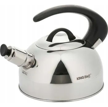 Konvice na čaj KONVICE OCELOVÁ S PÍŠŤALKOU 1.8 L INDUKCE PLYN MODERNÍ ČERVENÁ