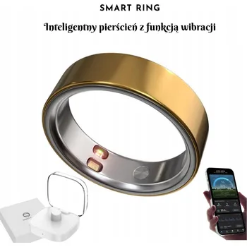 Prsten Chytrý Prsten Zlatý Celokovový Varianta Sledování HRV Fitness Velikost 9