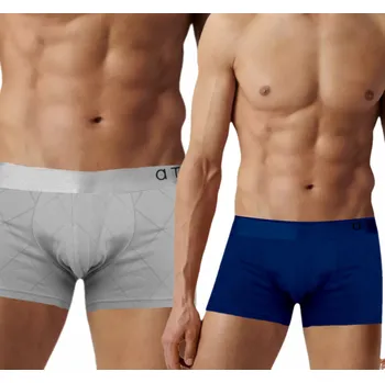 Pánské boxerky Atlantic slipy PREMIUM 2-BALENÍ pohodlné stylové MH-808 M mix