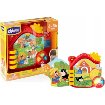 Hračka pro nejmenší Chicco Interaktivní Knížka Farma ABC Zvířátka