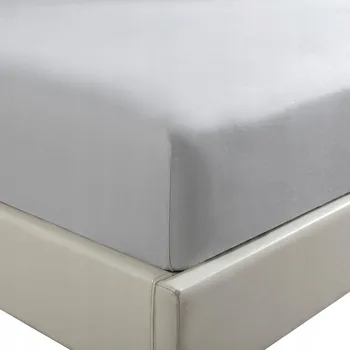 Prostěradlo Prostěradlo z bavlněného saténu s gumou 120x200 SIN šedé