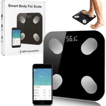 Osobní váha Osobní váha HARD-ER ČERNÁ SKLENĚNÁ OSOBNÍ VÁHA SMART SLIM