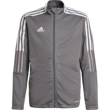 Chlapecká mikina Dětská mikina Adidas polyester , šedá, velikost 164