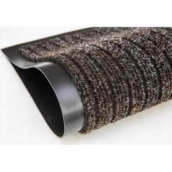 Rohožka PROTISKLUZOVÁ ROHOŽKA DURA 66x120 cm hnědá #DUR14