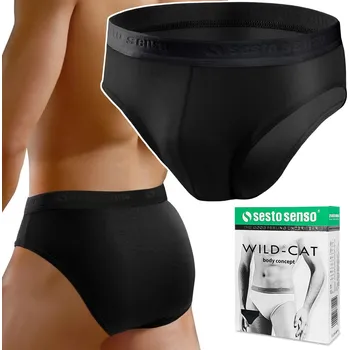 Slipy Sesto Senso Slipy černé barvy velikost XXL