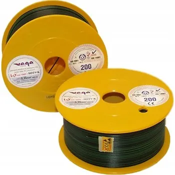 elektrický kabel Kabel LGY/H05V-K 0,35 mm2 200 m Černo-Zelený
