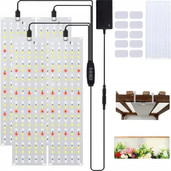 Osvětlení pro růst rostliny LED pásek pro pěstování rostlin, GROW, 30 cm, 540 LED diod, 40 W, IP44