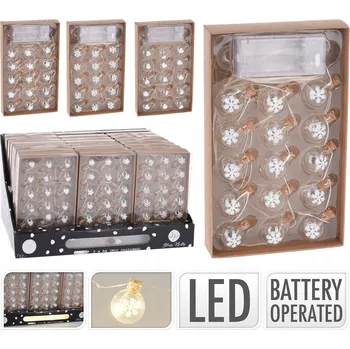 Vánoce Vánoční osvětlení na stromeček Koopman International pro vnitřní použití, 1,7 m, 11 - 20 žárovek