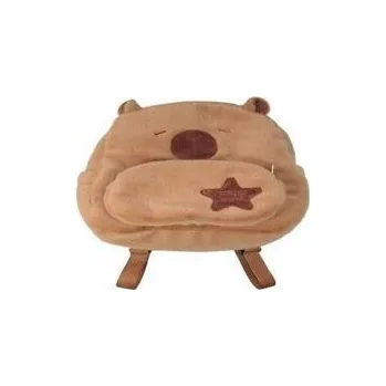 plyšák Batoh kapybara plyšový 30 cm hnědý pro děti