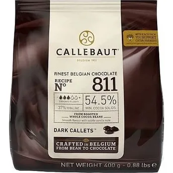 Čokoláda Hořká čokoláda 54,5%, Callebaut 811, 600g
