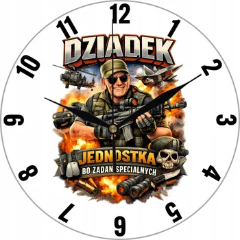 Hodiny Nástěnné Hodiny Dárek pro Dědečka Dědeček Speciální Jednotka Den Dědečků