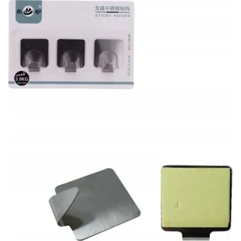 Věšák Sada 3 samolepicí háků ks kuchyňský a koupelnový háček