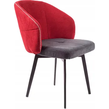 Jídelní židle Židle Gold label látka červená 1 ks