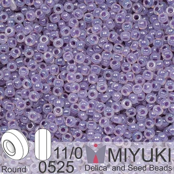 Korálek Korálky Miyuki Round 11/0. Barva 0525 Ceylon Purple. Balení 5g.