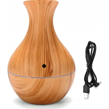 Zvlhčovač vzduchu Zvlhčovač vzduchu difuzér aroma terapie LED váza + filtr