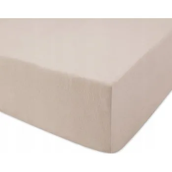 Prostěradlo Prostěradlo jersey s gumou 80x180 béžové