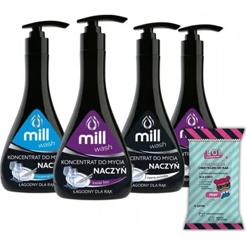 Mycí prostředek Mill Wash Koncentrát na Mytí Nádobí Mix 555ml x4