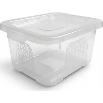 Dóza na potraviny Plastová dóza s víkem MULTIBOX 2 litry průhledný 20x15x10 cm