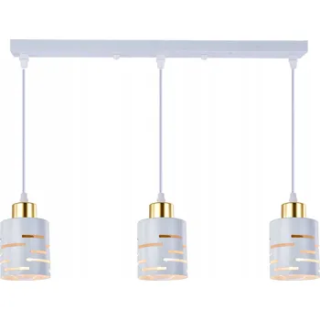 ZÁVĚSNÁ LAMPA ELEN BÍLO-ZLATÁ 3X LED E27 35W