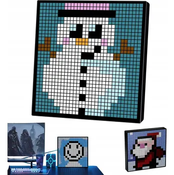 Obraz DIGITÁLNÍ RÁMEČEK TABULE DISPLEJ LED PIXEL 32*32 DIY PROGRAMOVATELNÝ