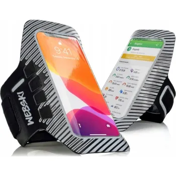 Pouzdro na mobilní telefon Pouzdro na ruku Webski pro Samsung Galaxy A51, šedé