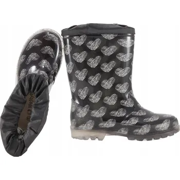 Dívčí obuv Holínky holínky Wojtyłko 3G4221C, velikost 27, černobílé