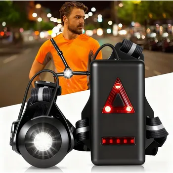 Svítilna PRO BĚŽCE! - BĚŽECKÁ SVÍTILNA na Hrudník Sportovní Vodotěsná