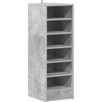 Botník Botník 6 polic, 31,5x35x90 cm, šedá beton