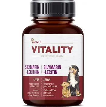 Akinu VITALITY Silymarin-Lecitin doplněk stravy pro psy 50 g