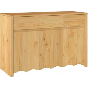 Komoda Dubový bufet Drammen 114 x 43 x 75,5 cm, 3 dvířka