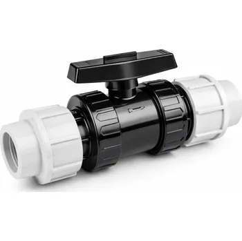 Stavebniny BRADAS PE svěrný kohout 40mm/40mm, PN16 DSRA16V4040