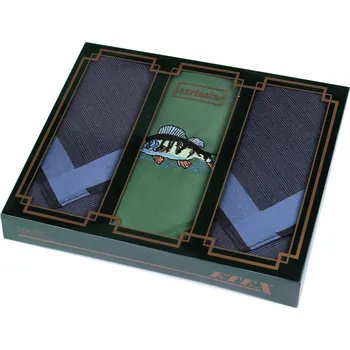 Látkový kapesník Pánský kapesník / dárková kazeta, velké, 100 viz foto kapr