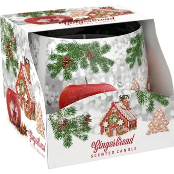 Svíčka Svíčka ve skle CHRISTMAS GINGERBREAD vonná 100g
