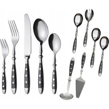 Obraz 66dílná SADA PŘÍBORŮ COUNTRY retro nerezová ocel 18/0 VINTAGE pro 12 osob