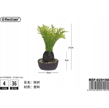 umělá květina Umělá rostlina Železné Dřevo 21 cm Dekorace do interiéru