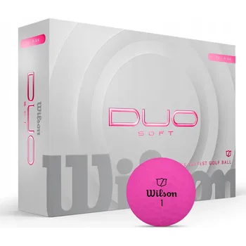 Golfový míček Golfové míčky Wilson Duo Soft, model 2025 (růžová matná, 12 ks)